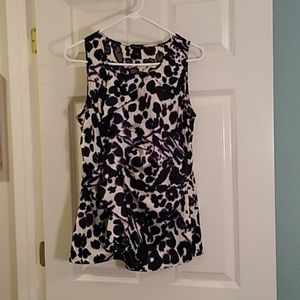 Ann Taylor Stunning Ruffled Sleeveless Top- Sz 10